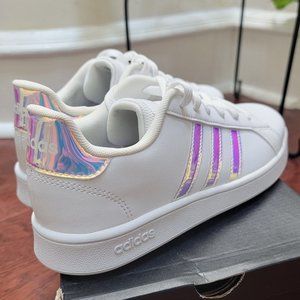 ADIDAS GRAND COURT K - SIZE 5 YOUTH